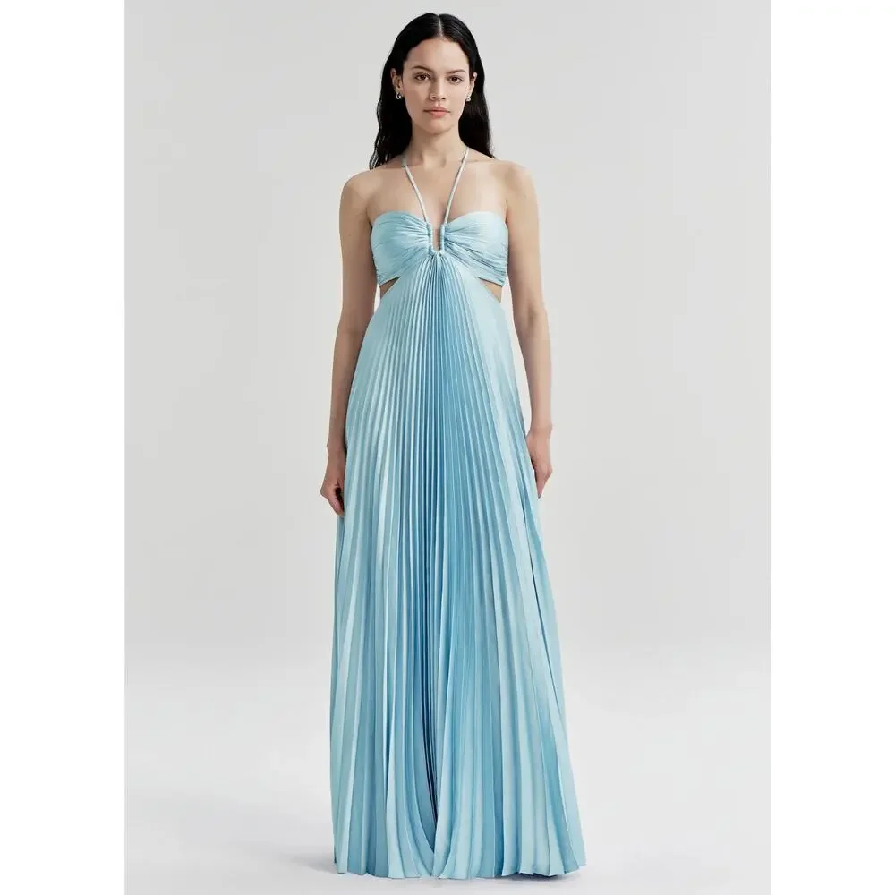 delphinium blue dress YVON